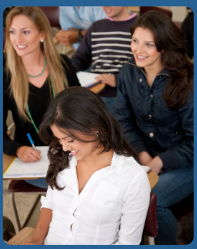 Estudiantes en clase